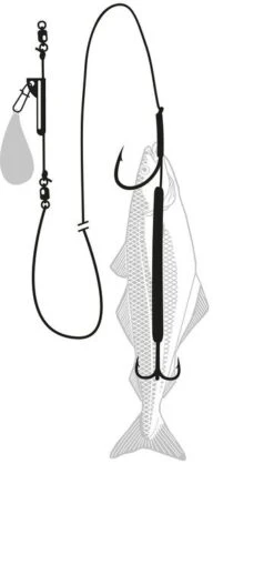 Sportfischen 41 Zebco Heilbutt Rig - 1,20mm - 65kg